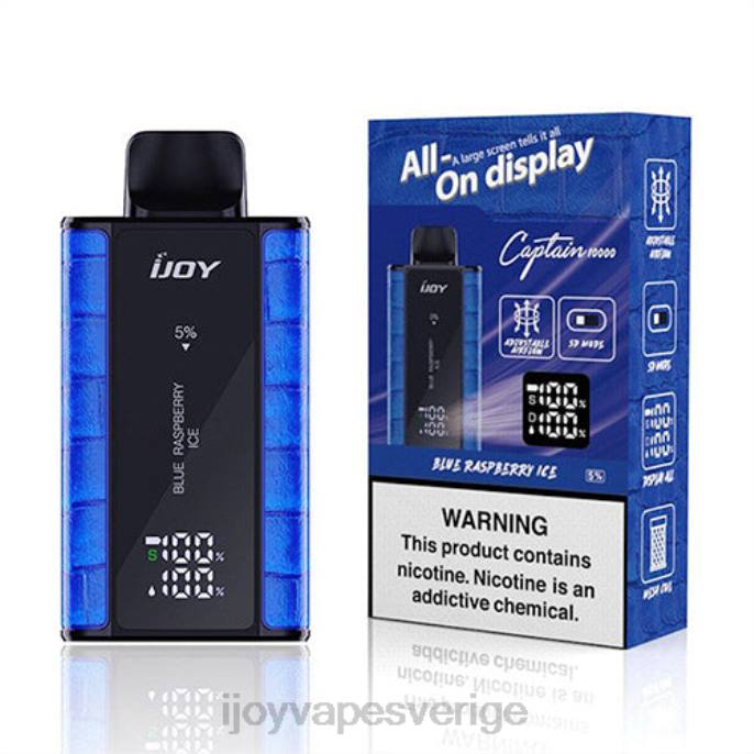 iJOY Vape Malmö | iJOY Bar Captain disponibel 66T483 blå hallon
