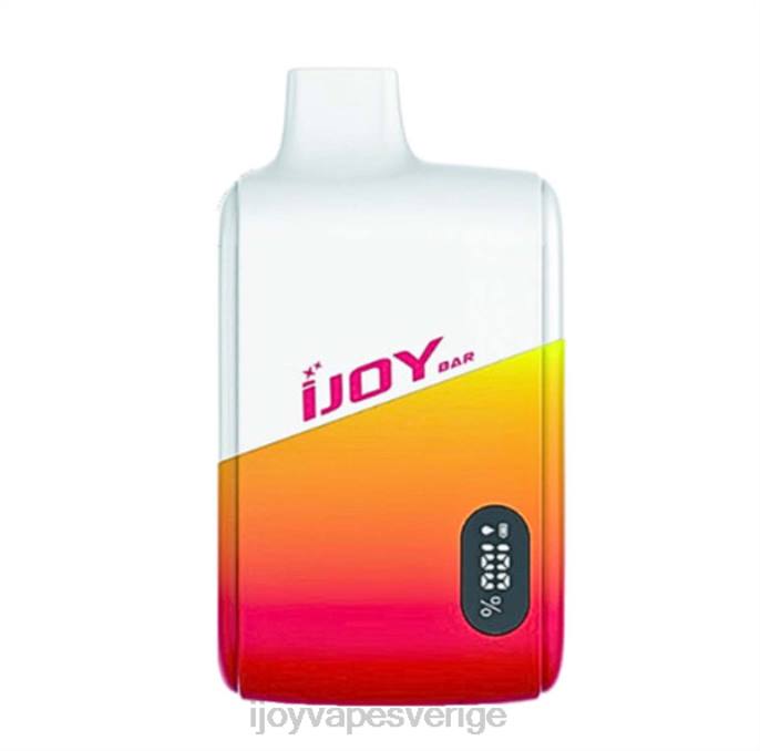 iJOY Vape Malmö | iJOY Bar Smart Vape 8000 bloss 66T43 banankaka