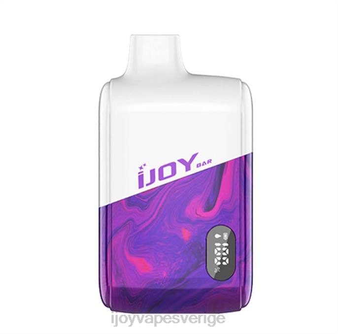 iJOY Vapes For Sale | iJOY Bar Smart Vape 8000 bloss 66T427 vit gummiaktig