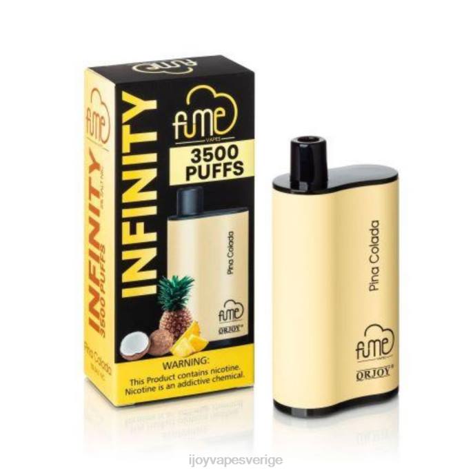 iJOY Vape Price | iJOY Fume Infinity engångs 3500 puffar | 12 ml 66T4105 pina colada