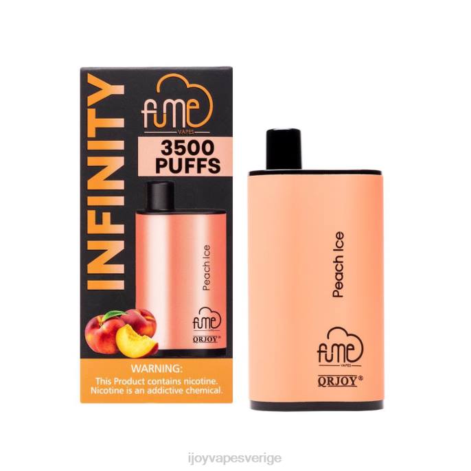 iJOY Vape Flavors | iJOY Fume Infinity engångs 3500 puffar | 12 ml 66T4104 persika is