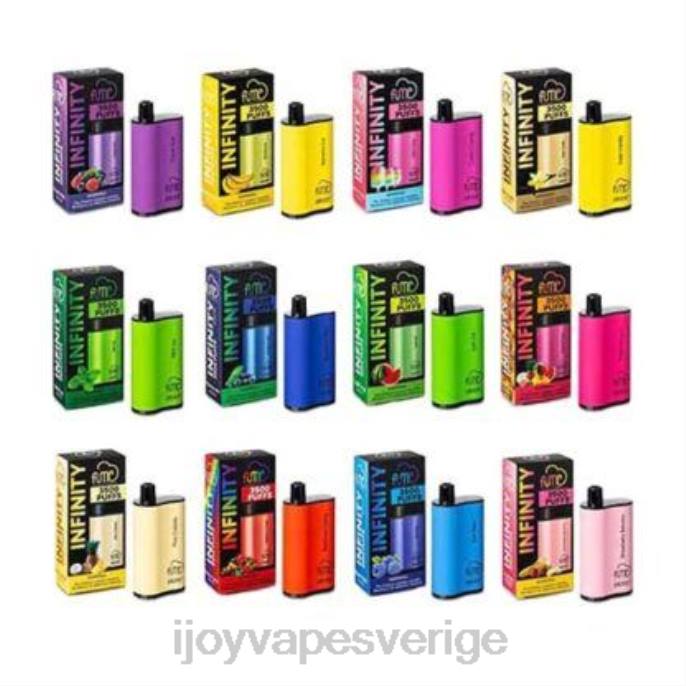 iJOY Vape Shop | iJOY Fume Infinity engångs 3500 puffar | 12 ml 66T4100 blåbärsmynta