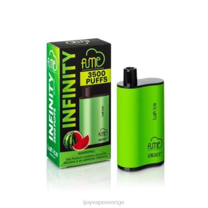 iJOY Vape Stockholm | iJOY Fume Infinity engångs 3500 puffar | 12 ml 66T4102 frodig is