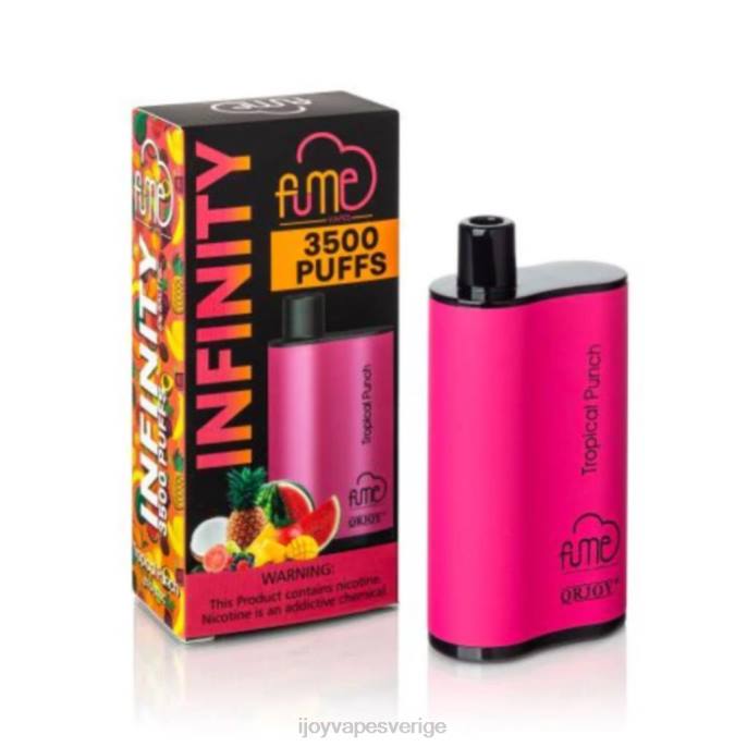 iJOY Vapes Online | iJOY Fume Infinity engångs 3500 puffar | 12 ml 66T4108 tropisk bål