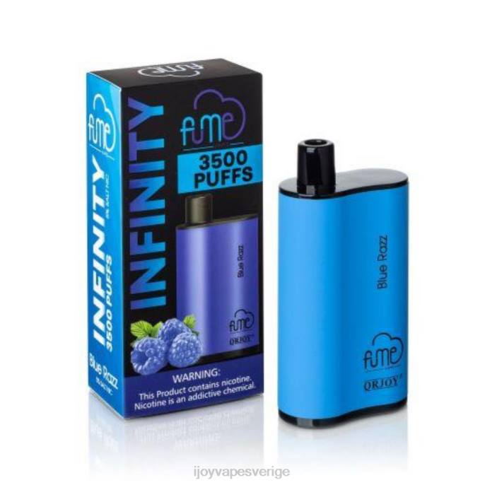 iJOY Vapes Online | iJOY Fume Infinity engångs 3500 puffar | 12 ml 66T468 blå razz