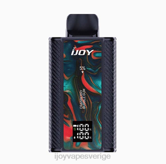 iJOY Vape Review | iJOY Captain 10 000 vape 66T436 tranbärsbubbelgum