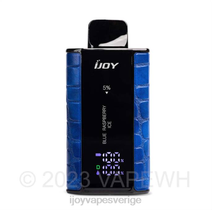 iJOY Vape Stockholm | iJOY Captain 10 000 vape 66T432 blå hallonis