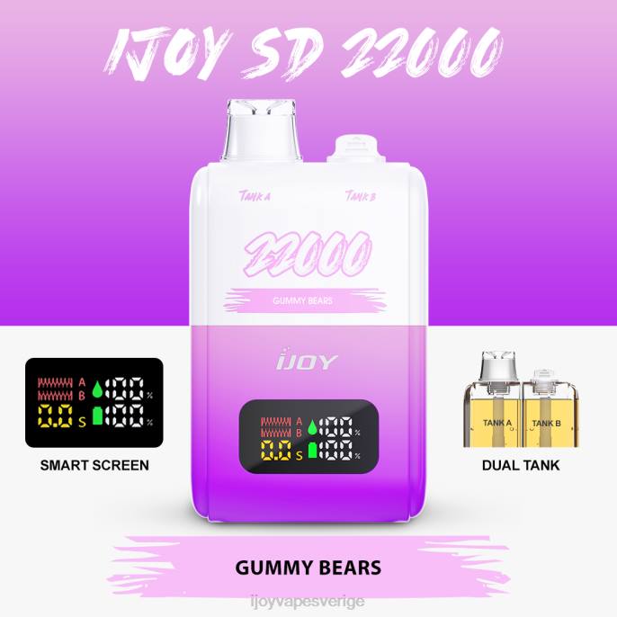 iJOY Vape Flavors | iJOY SD 22000 disponibel 66T4154 gummibjörnar