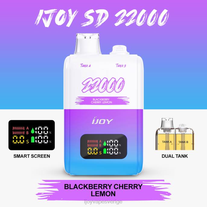 iJOY Vapes For Sale | iJOY SD 22000 disponibel 66T4147 björnbär körsbär citron