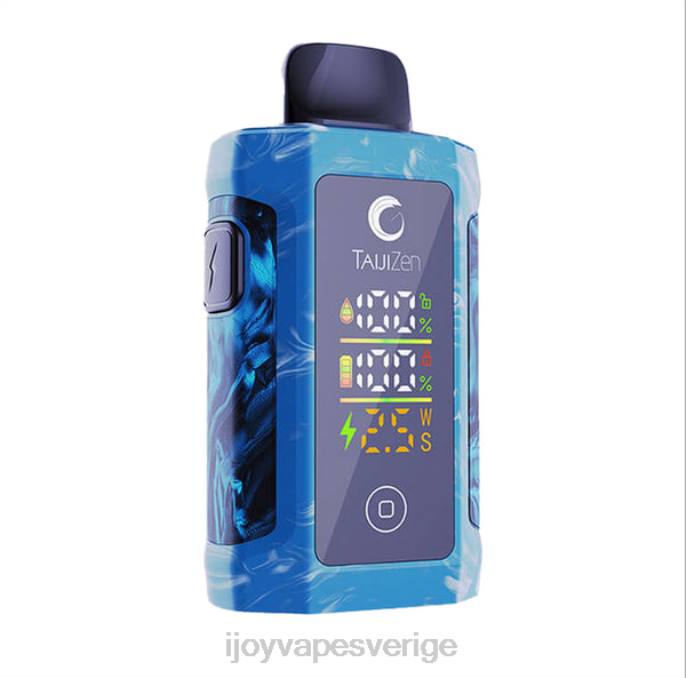 iJOY Vape Review | iJOY TaijiZen Judo 24000 engångsvape 66T456 blå jordgubbskokos