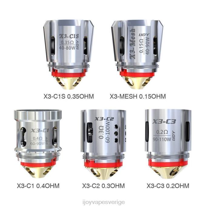 iJOY Best Flavor | iJOY Captain x3 ersättningsspolar (paket med 3) 66T4109