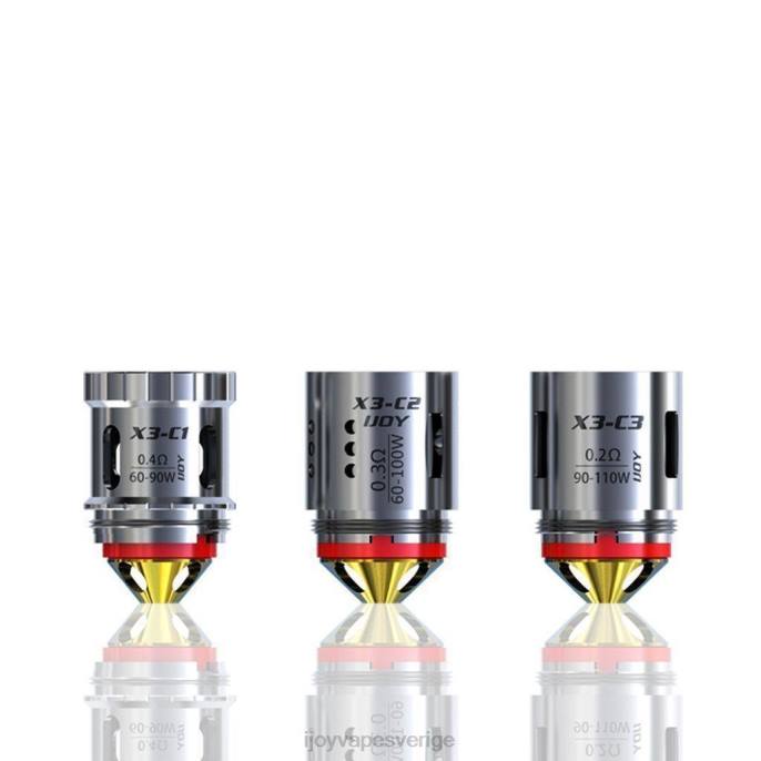 iJOY Vape Sverige | iJOY Captain x3 ersättningsspolar (paket med 3) 66T4111